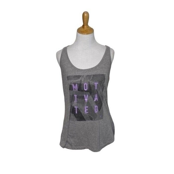 Old Navy Active Motivated Purple and Grey Gray Tank Top Womens Size Medium - Picture 1 of 6